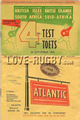 South Africa v British Isles 1955 rugby  Programme